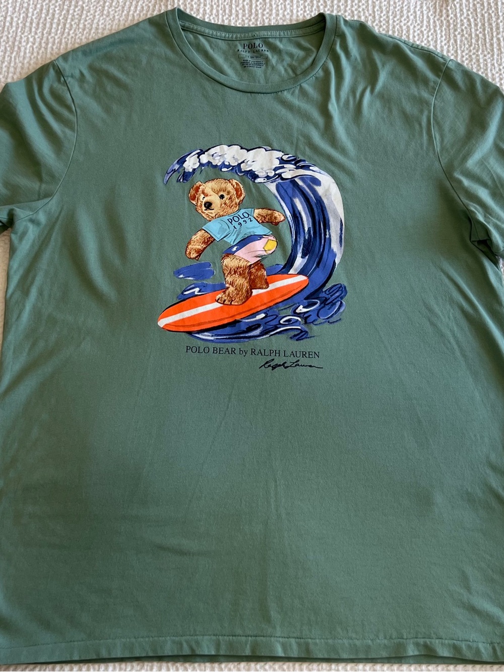 Polo by Ralph Lauren Light Green Crewneck Tee